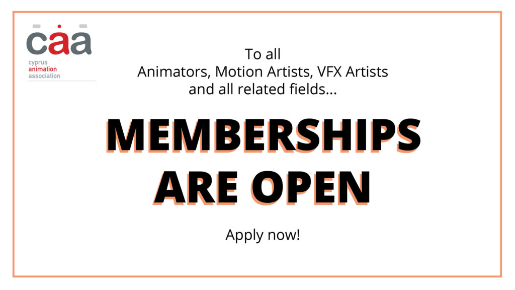 CAA_Cyprus Animation Association Membership Open