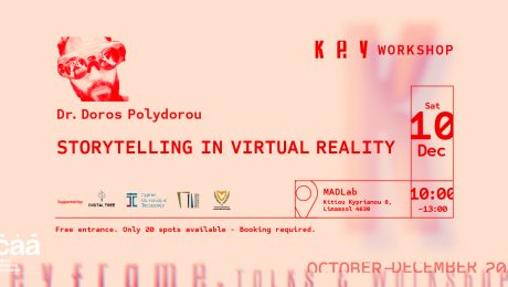 KEYFRAME Storytelling Virtual Reality VR Doros Polydorou Cyprus Animation Association CAA events